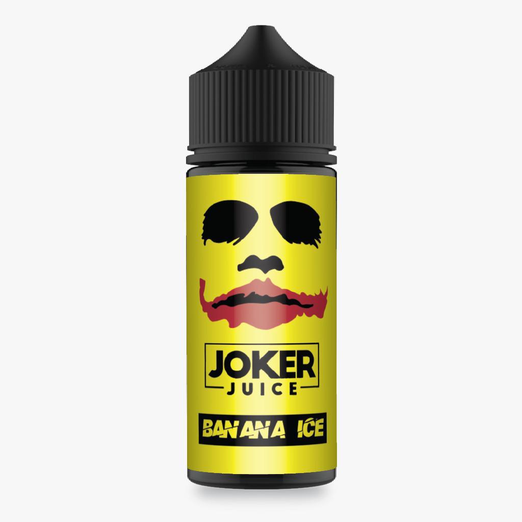 BANANA ICE 100ML E LIQUID JOKER JUICE UK Vape Store ECig Clouds