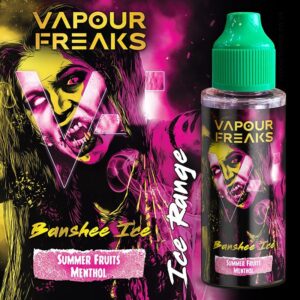 BANSHEE ICE 100ML E LIQUID VAPOUR FREAKS