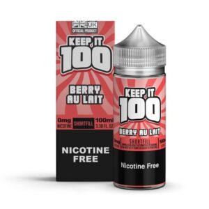 BERRY AU LAIT 100ML E-LIQUID KEEP IT 100