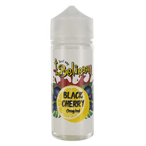 BLACK CHERRY 100ML E LIQUID I BELIEVE EXP