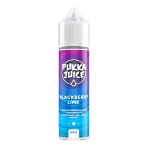 BLACKBERRY LIME 50ML E-LIQUID BY PUKKA JUICE