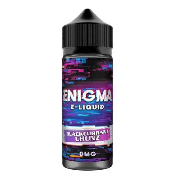 BLACKCURRANT CHUNZ 100ML E LIQUID ENIGMA EXP