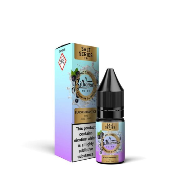 BLACKCURRANT ICE 10ML NIC SALT BILLIONAIRE JUICE