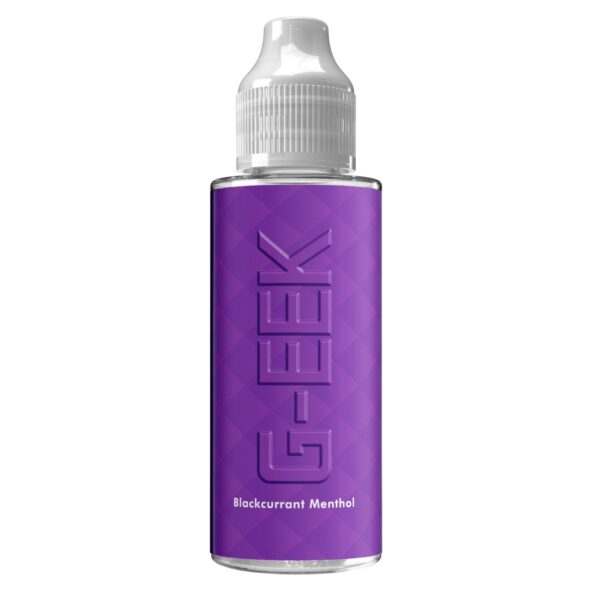 BLACKCURRANT MENTHOL 100ML E LIQUID G-EEK