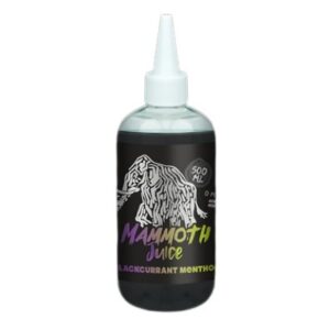 BLACKCURRANT MENTHOL 500ML E LIQUID MAMMOTH JUICE