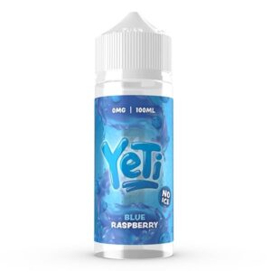 BLUE RASPBERRY (NO ICE) 100ML E LIQUID BY YETI