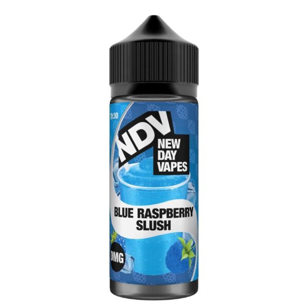BLUE RASPBERRY SLUSH 100ML E LIQUID NEW DAY VAPES (NDV)