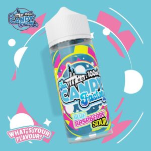 BLUE RASPBERRY SOUR 100ML E LIQUID THE CANDY FACTORY