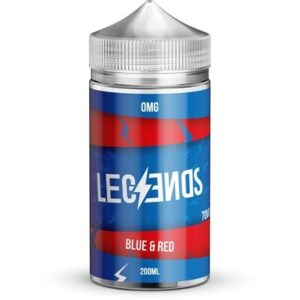 BLUE & RED 200ML E LIQUID BY LEGENDS