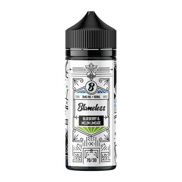 BLUEBERRY & MELON LIMEADE 100ML E LIQUID BY BLAMELESS JUICE CO