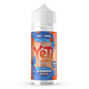 BLUEBERRY PEACH (NO ICE) 100ML E LIQUID BY YETI