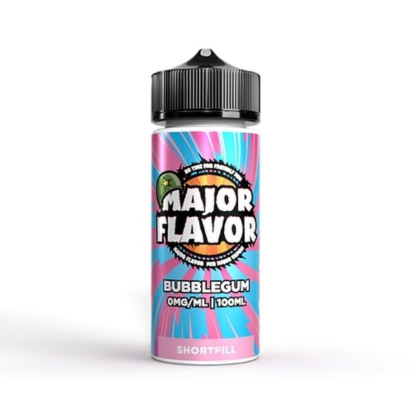 BUBBLEGUM 100ML E LIQUID MAJOR FLAVOR