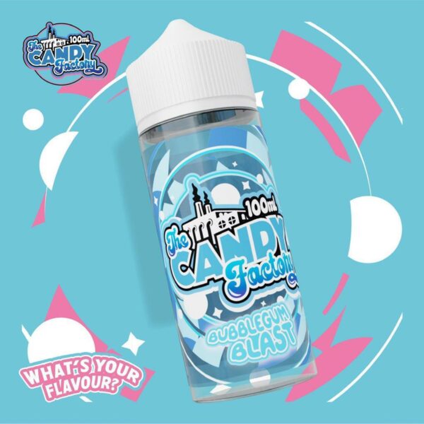 BUBBLEGUM BLAST 100ML E LIQUID THE CANDY FACTORY