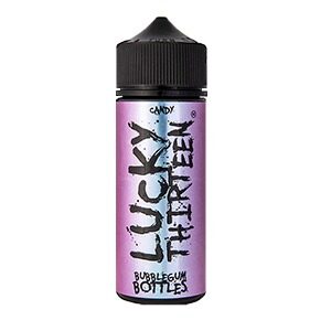 BUBBLEGUM BOTTLES (CANDY) 100ML E LIQUID LUCKY THIRTEEN