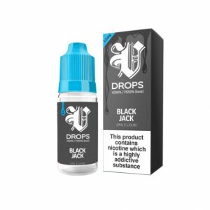 BLACK JACK 6 X 10ML E-LIQUID BY V DROPS