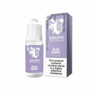 BLUE BERRY 6 X 10ML E-LIQUID BY V DROPS