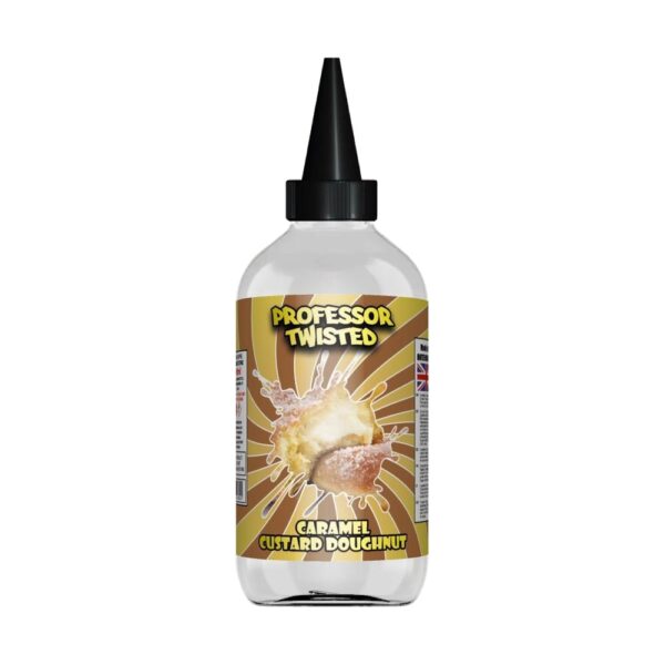 CARAMEL CUSTARD DOUGHNUT 200ML E LIQUID PROFESSOR TWISTED EXP