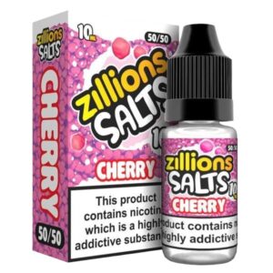 CHERRY 10ML NIC SALT ZILLIONS PACK OF 5