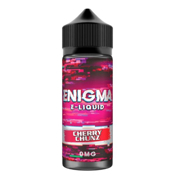 CHERRY CHUNZ 100ML E LIQUID ENIGMA EXP