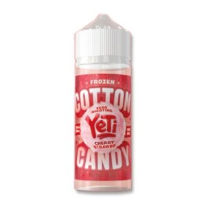 CHERRY STRAWBS (FROZEN COTTON CANDY) 100ML E LIQUID BY YETI