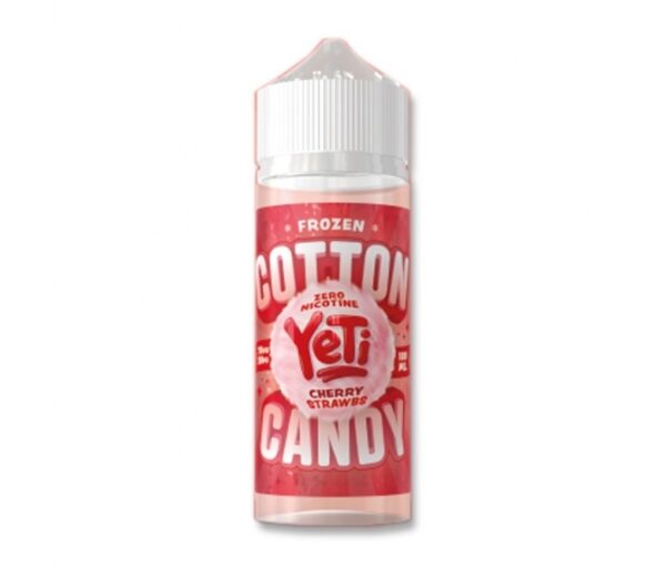 CHERRY STRAWBS (FROZEN COTTON CANDY) 100ML E LIQUID BY YETI