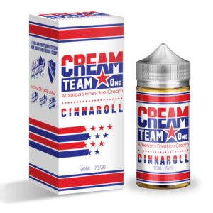 CINAROLL 100ML E-LIQUID CREAM TEAM