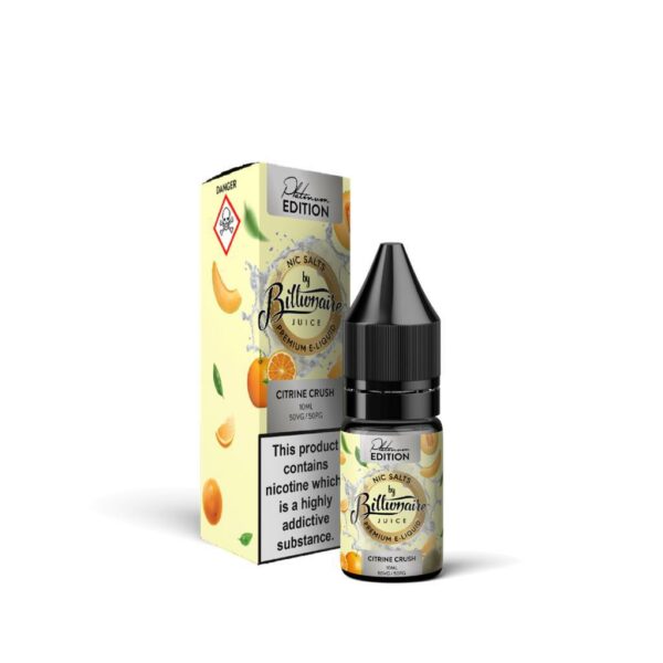 CITRINE CRUSH 10ML NIC SALT BILLIONAIRE JUICE