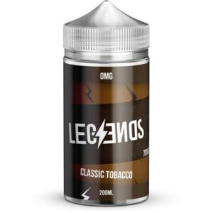 CLASSIC TOBACCO 200ML E LIQUID BY LEGENDS