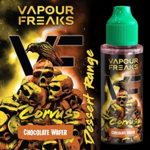 CORVUS 100ML E LIQUID VAPOUR FREAKS DESSERTS