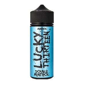 DOUBLE MENTHOL 100ML E LIQUID LUCKY THIRTEEN