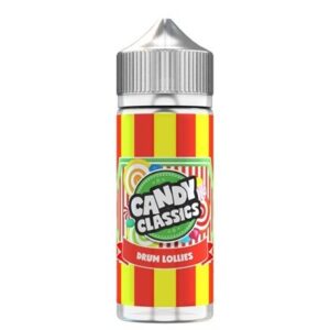 DRUM LOLLIES 100ML E LIQUID CANDY CLASSICS