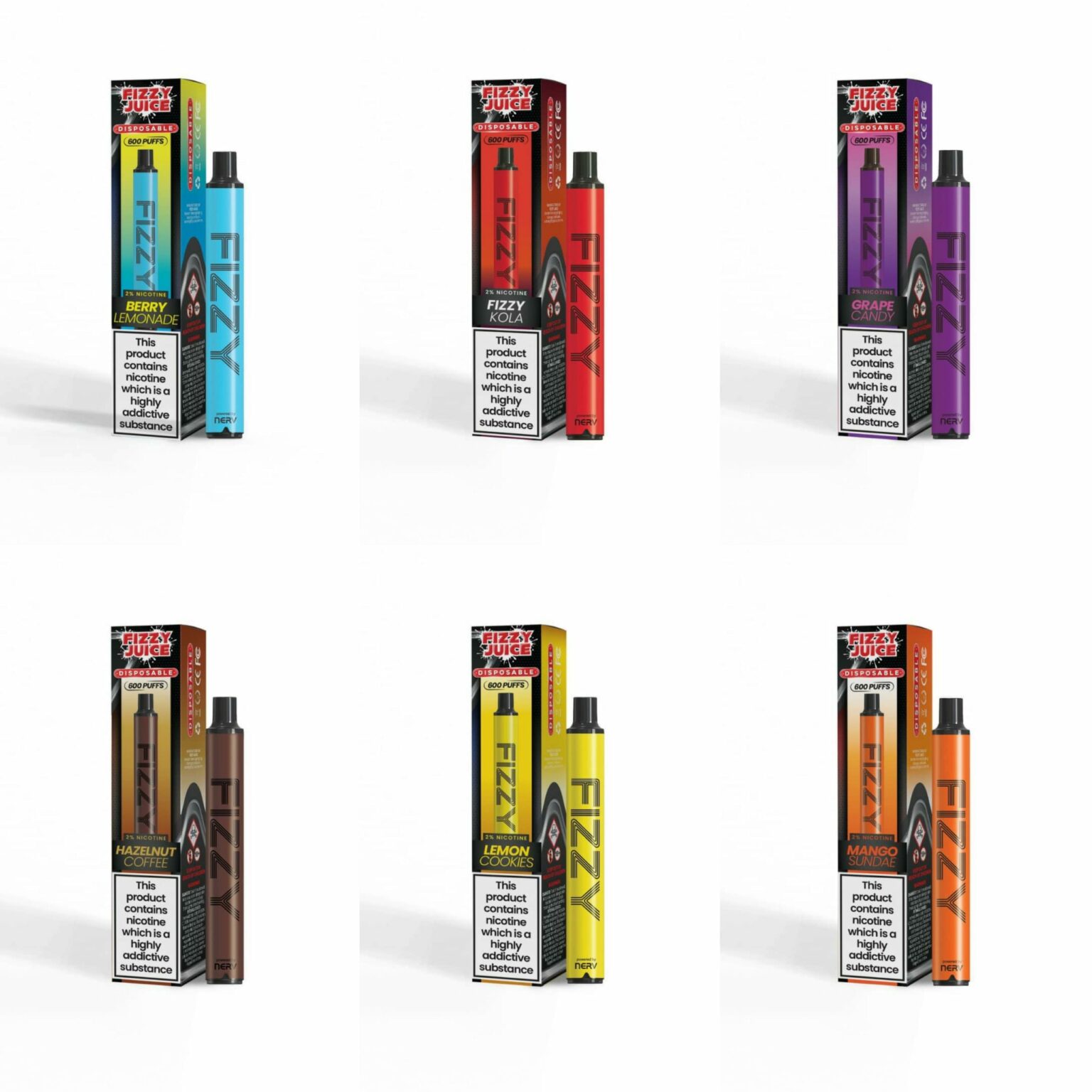 FIZZY JUICE DISPOSABLE POD DEVICE 20MG UK Vape Store ECig Clouds