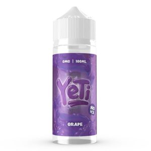 GRAPE (NO ICE) 100ML E LIQUID BY YETI