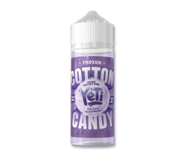 GRAPE BLACKBERRY (FROZEN COTTON CANDY)) 100ML E LIQUID BY YETI