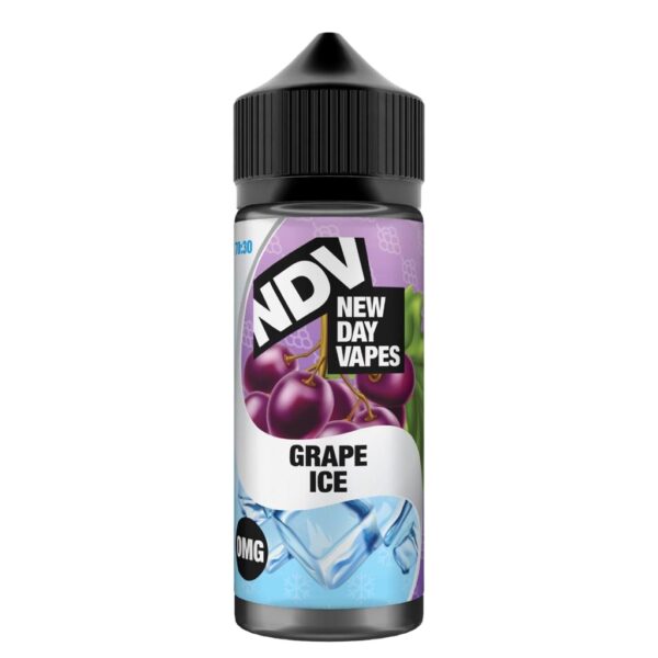 GRAPE ICE 100ML E LIQUID NEW DAY VAPES (NDV)