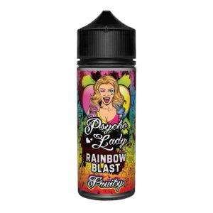 RAINBOW BLAST (FRUITY) 100ML E LIQUID BY PSYCHO LADY