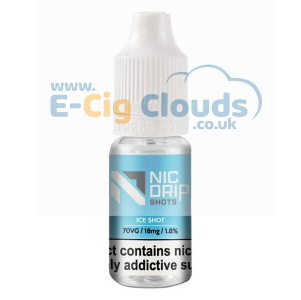 ICE SHOT - NIC DRIP ICY SHOTS 10ML 18MG 70VG