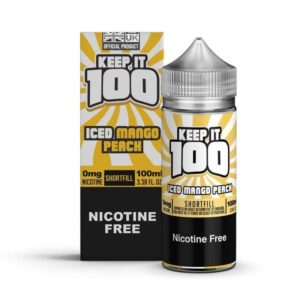 ICED MANGO PEACH 100ML E-LIQUID KEEP IT 100