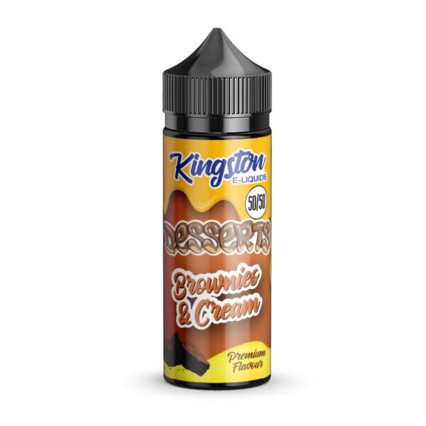 BROWNIES & CREAM DESSERTS 100ML E-LIQUID 50/50 BY KINGSTON