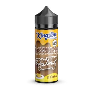 STICKY TOFFEE PUDDING DESSERTS 100ML E-LIQUID 50/50 BY KINGSTON