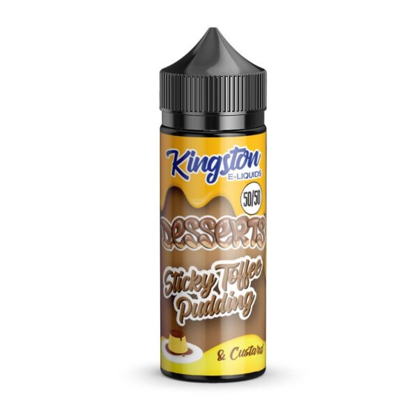 STICKY TOFFEE PUDDING DESSERTS 100ML E-LIQUID 50/50 BY KINGSTON