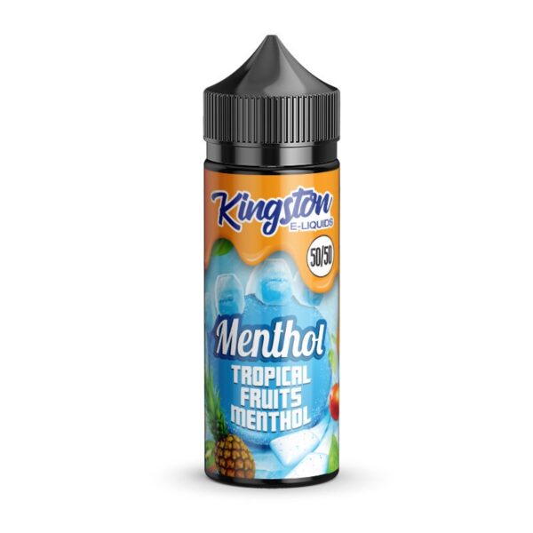 TROPICAL FRUITS MENTHOL 100ML E-LIQUID 50/50 BY KINGSTON