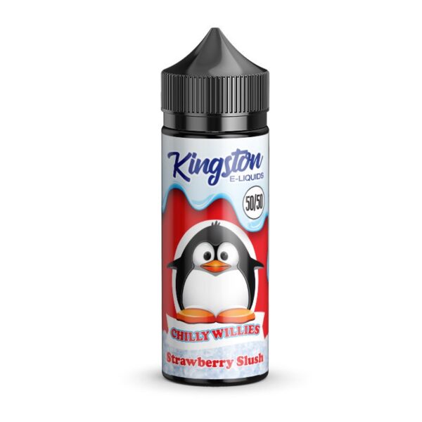 STRAWBERRY SLUSH CHILLY WILLIES 100ML E-LIQUID 50/50 BY KINGSTON