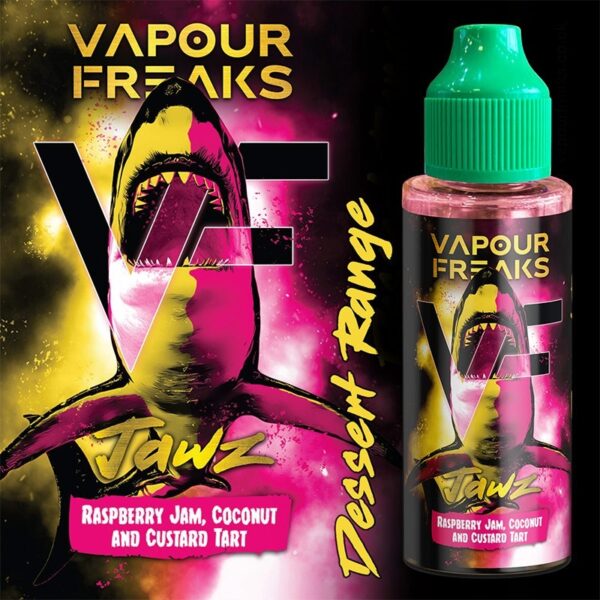 JAWZ 100ML E LIQUID VAPOUR FREAKS DESSERTS