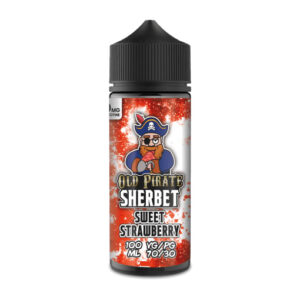 SWEET STRAWBERRY E-LIQUID 100ML OLD PIRATE SHERBET