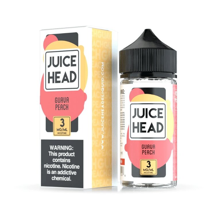Buy GUAVA PEACH 100ML E LIQUID JUICE HEAD ECig Clouds