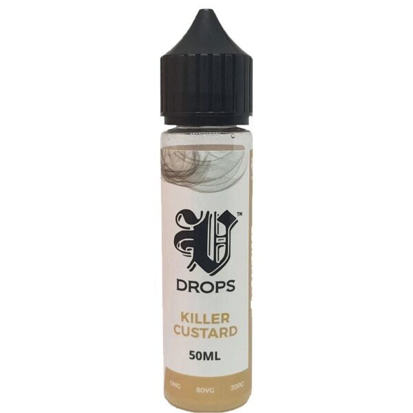 KILLER CUSTARD 50ML 80/20 E LIQUID V DROPS