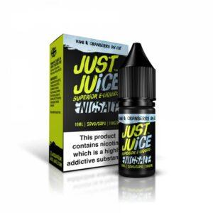 KIWI & CRANEBERRY ON ICE 10ML NIC SALT JUST JUICE