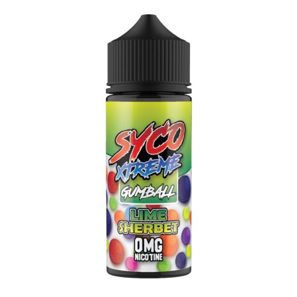 LIME SHERBET GUMBALL E LIQUID 100ML SYCO XTREME