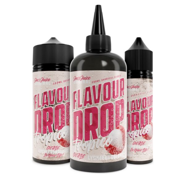 LYCHEE BUBBLE FIZZ (FLAVOUR DROP TROPICO) E LIQUID BY JOES JUICE